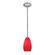 Champagne LED Pendant in Brushed Steel (18|280123RBSRED)