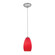 Champagne LED Pendant in Brushed Steel (18|280123CBSRED)