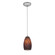 Champagne One Light Pendant in Brushed Steel (18|280121CBSBRST)
