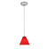 Martini LED Pendant in Brushed Steel (18|280043CBSRED)