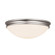 Atom Two Light Flush Mount in Brushed Steel (18|20725BSOPL)