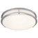 Solero II LED Flush Mount in Brushed Steel (18|20500LEDDCSBSACR)