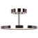 Sphere LED Semi Flush Mount in Brushed Steel (18|20494LEDDBSACR)
