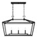 Townsend Three Light Linear Chandelier in Matte Black (51|1423389)