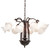White 12 Light Chandelier in Mahogany Bronze (57|32216)
