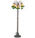Amber/Green 12 Light Floor Lamp in Bronze (57|262111)