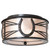 Horseshoe LED Flushmount in Timeless Bronze (57|259921)