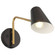 Barsa LED Reading Light in Black w/Antique Brushed Brass (18|72014LEDDBWA)