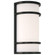 Cove Dual Voltage LED Outdoor Wall Mount in Black (18|20105LEDMGBLACR)