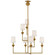 Comtesse LED Chandelier in Hand-Rubbed Antique Brass (268|PCD5100HABL)
