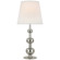 Comtesse LED Table Lamp in Polished Nickel (268|PCD3105PNL)