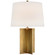 Costes LED Table Lamp in Hand-Rubbed Antique Brass (268|PCD3005HABL)