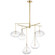 Lomme LED Chandelier in Soft Brass (268|CD5025SBCG)