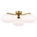 Marisol LED Flush Mount in Soft Brass (268|CD4015SBWG)