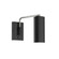 Jordan One Light Wall Mount in Black w/Brushed Nickel (518|SWA4184196)