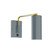 Jordan One Light Wall Mount in Slate Gray w/Brushed Brass (518|SWA4184091)