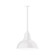 Cafe One Light Pendant in White (518|STA10744H36G06)