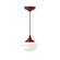Schoolhouse One Light Pendant in Barn Red (518|PEF02155C25)