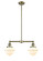 Uno One Light Pendant in Forest Green with Brushed Brass (518|PEB4134291C26)
