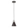 Uno One Light Pendant in Architectural Bronze w/Brushed Nickel (518|PEB4055196C27)