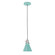 Uno One Light Pendant in Sea Green w/Brushed Nickel (518|PEB4054896C26)