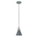 Uno One Light Pendant in Slate Gray w/Brushed Nickel (518|PEB4054096C25)
