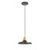 Uno One Light Pendant in Architectural Bronze w/Brushed Brass (518|PEB4015191C25)