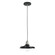 Uno One Light Pendant in Black w/Brushed Nickel (518|PEB4014196C25)