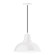 Cafe One Light Pendant in White (518|PEB10844C24G06)