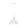 Cafe One Light Pendant in White (518|PEB10744C25G06)