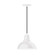Cafe One Light Pendant in White (518|PEB10644C04G06)