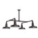 Warehouse Four Light Pendant in Architectural Bronze (518|MSP18151G06)