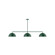Arcade Three Light Linear Pendant in Forest Green (518|MSN432G1542)