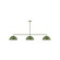 Arcade Three Light Linear Pendant in Fern Green (518|MSN432G1522)