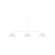 Arcade Three Light Linear Pendant in White (518|MSN43244)