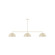 Axis Three Light Linear Pendant in Cream (518|MSN43216)