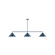 Pinnacle Three Light Linear Pendant in Navy (518|MSN42250)