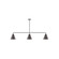 Jynx Three Light Linear Pendant in Architectural Bronze (518|MSN42051)