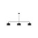 Julia Three Light Linear Pendant in Black (518|MSN41941)