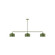 Julia Three Light Linear Pendant in Fern Green (518|MSN41922)