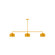 Julia Three Light Linear Pendant in Bright Yellow (518|MSN41921)