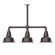 Warehouse Three Light Pendant in Architectural Bronze (518|MSK18051G06) Warehouse Three Light Pendant in Architectural Bronze (518|MSK18051G06)