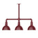 Deep Bowl Three Light Pendant in Barn Red (518|MSK11455T30G06)