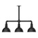 Deep Bowl Three Light Pendant in Black (518|MSK11441T24G06)