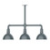 Deep Bowl Three Light Pendant in Slate Gray (518|MSK11440T30G06)