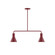 Axis Two Light Linear Pendant in Barn Red (518|MSG43655)