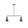 Axis Two Light Linear Pendant in Architectural Bronze (518|MSG43651)