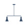 Flare Two Light Linear Pendant in Navy (518|MSG43650)