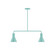 Axis Two Light Linear Pendant in Sea Green (518|MSG43648)