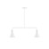 Flare Two Light Linear Pendant in White (518|MSG43644)